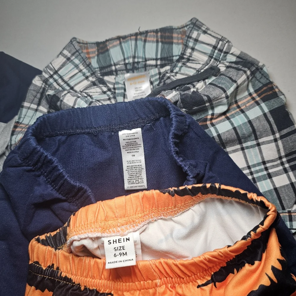 Baby Boy Clothes Lot 6 9 Mos Fishing Dad Bodysuits Shorts - Picture 6 of 6